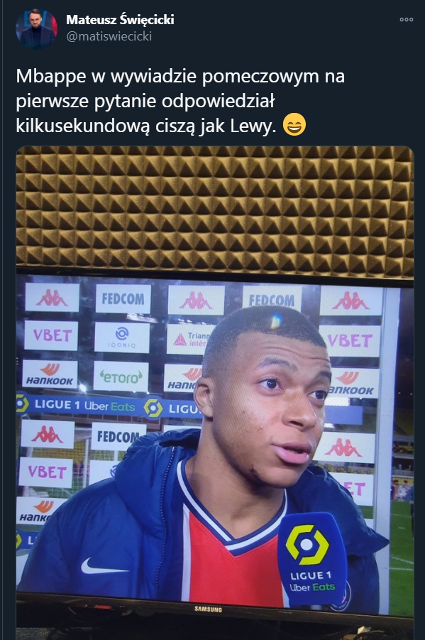 Mbappe jak Lewandowski... :D